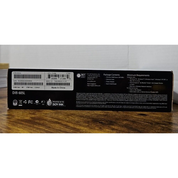 D-Link N300 DIR-605L 300 Mbps 4-Port 10/100 Wireless Router - Complete - Picture 6 of 9